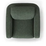 Vati 37_ Lounge Chair - Green Wool Bouclé