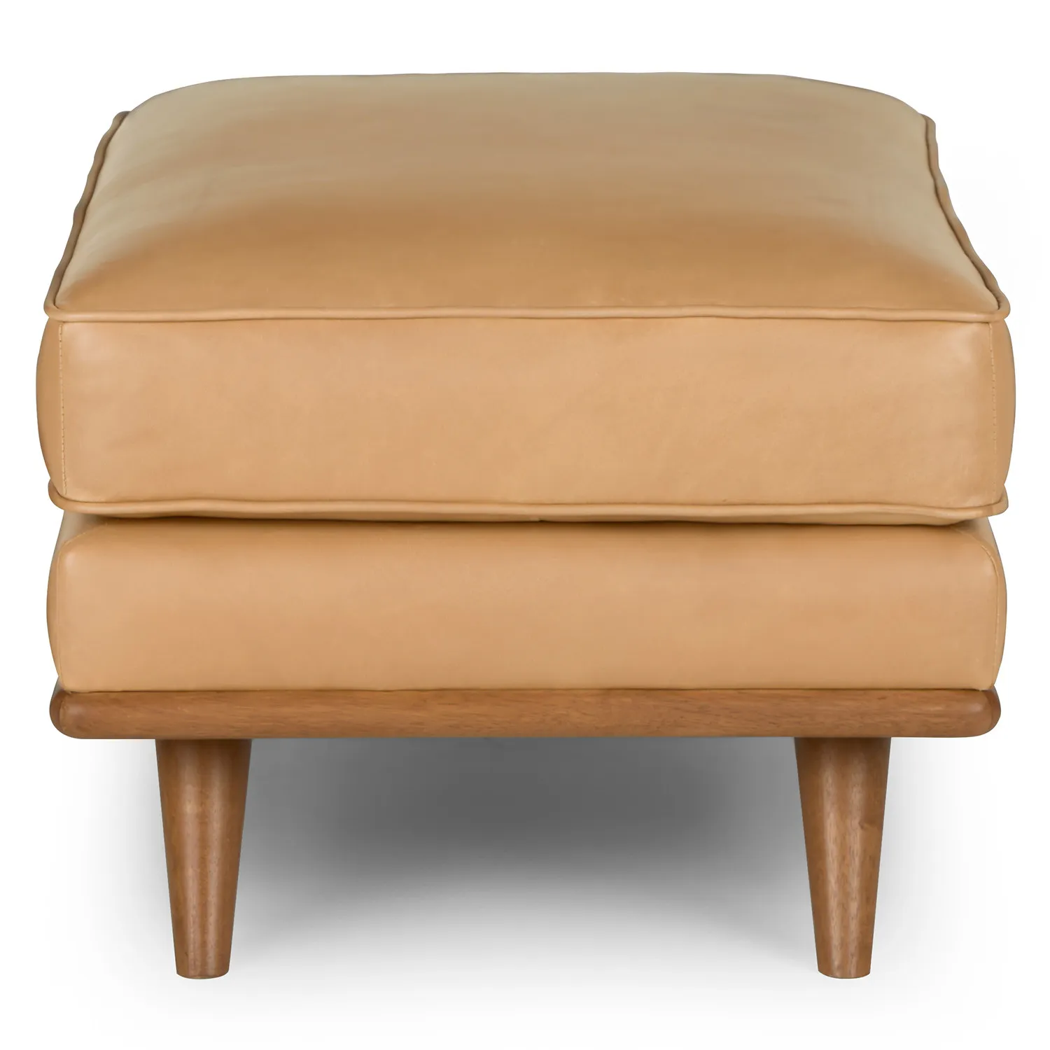 Timber 31_ Leather Ottoman - Charme Tan - Image 7