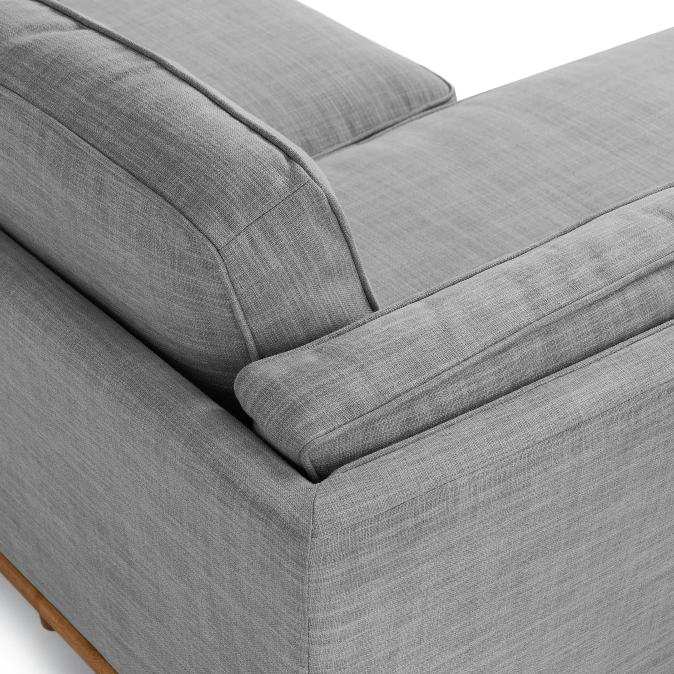 Timber 93_ Left Sectional - Pebble Gray - Image 6