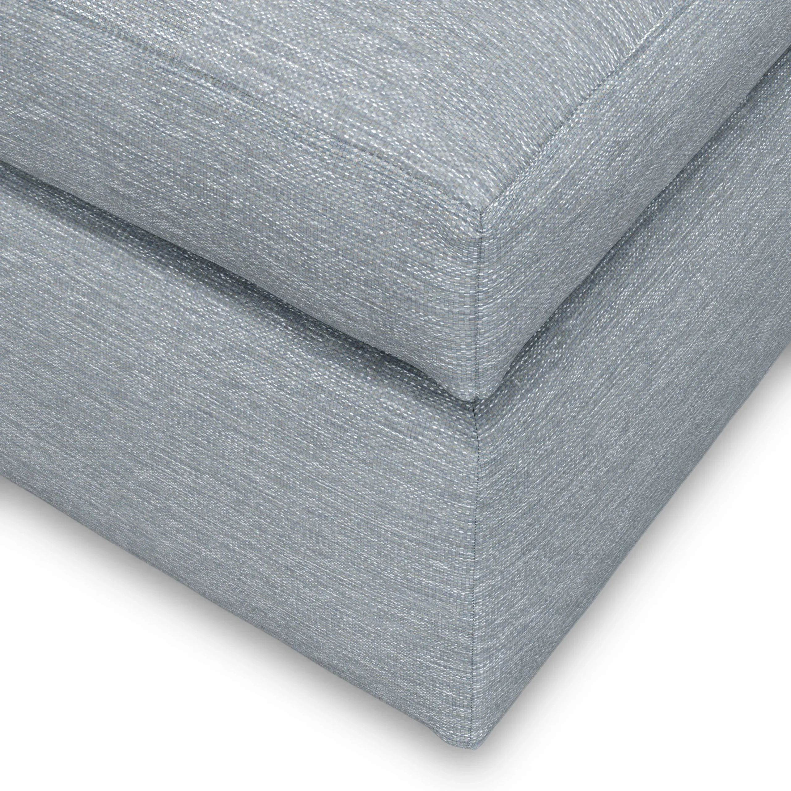 Landry 28_ Ottoman - Silver Light Blue - Image 6
