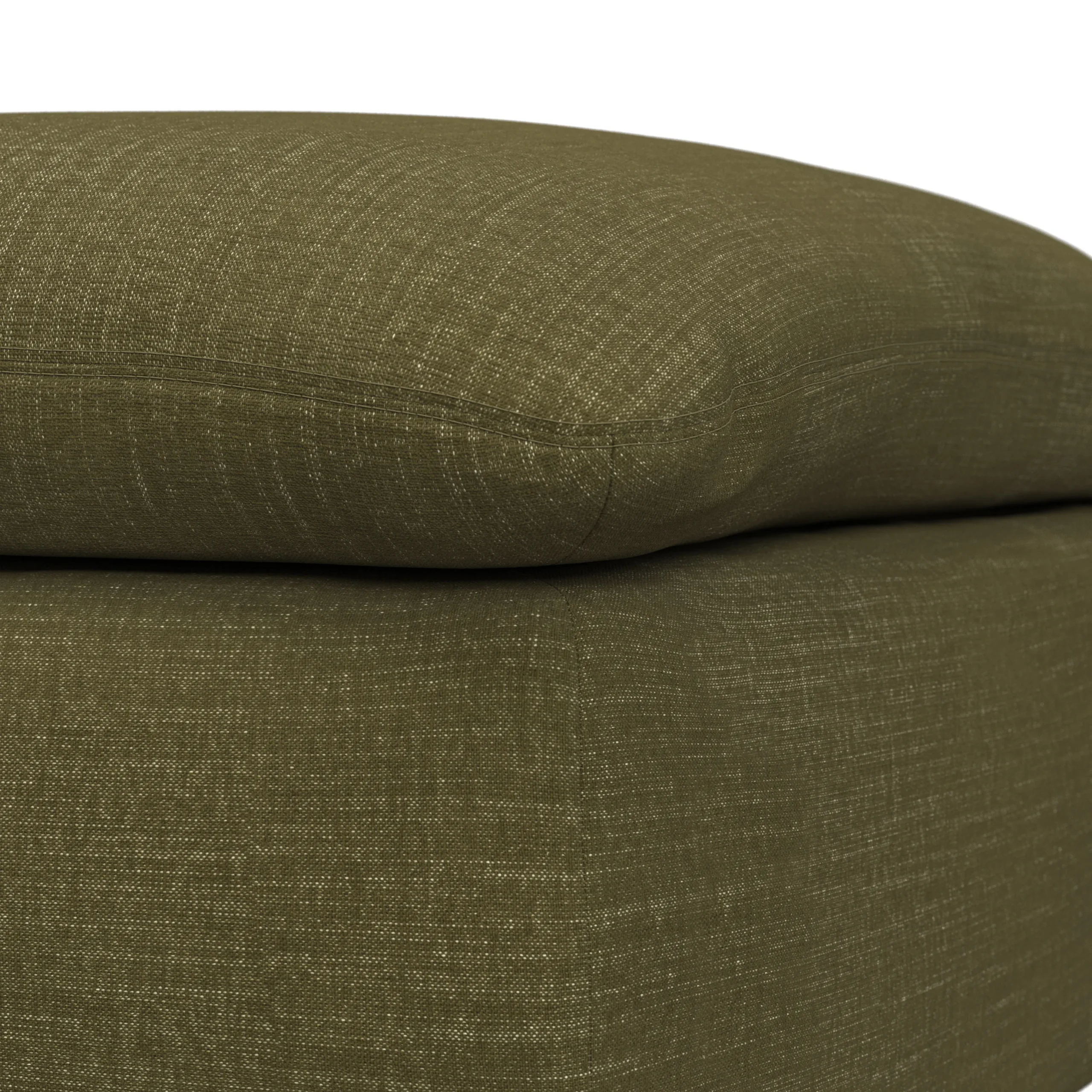 Leigh 41_ Ottoman - Napa Moss - Image 6