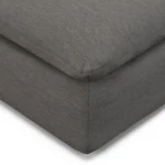 Leigh 41_ Ottoman - Silver Gray
