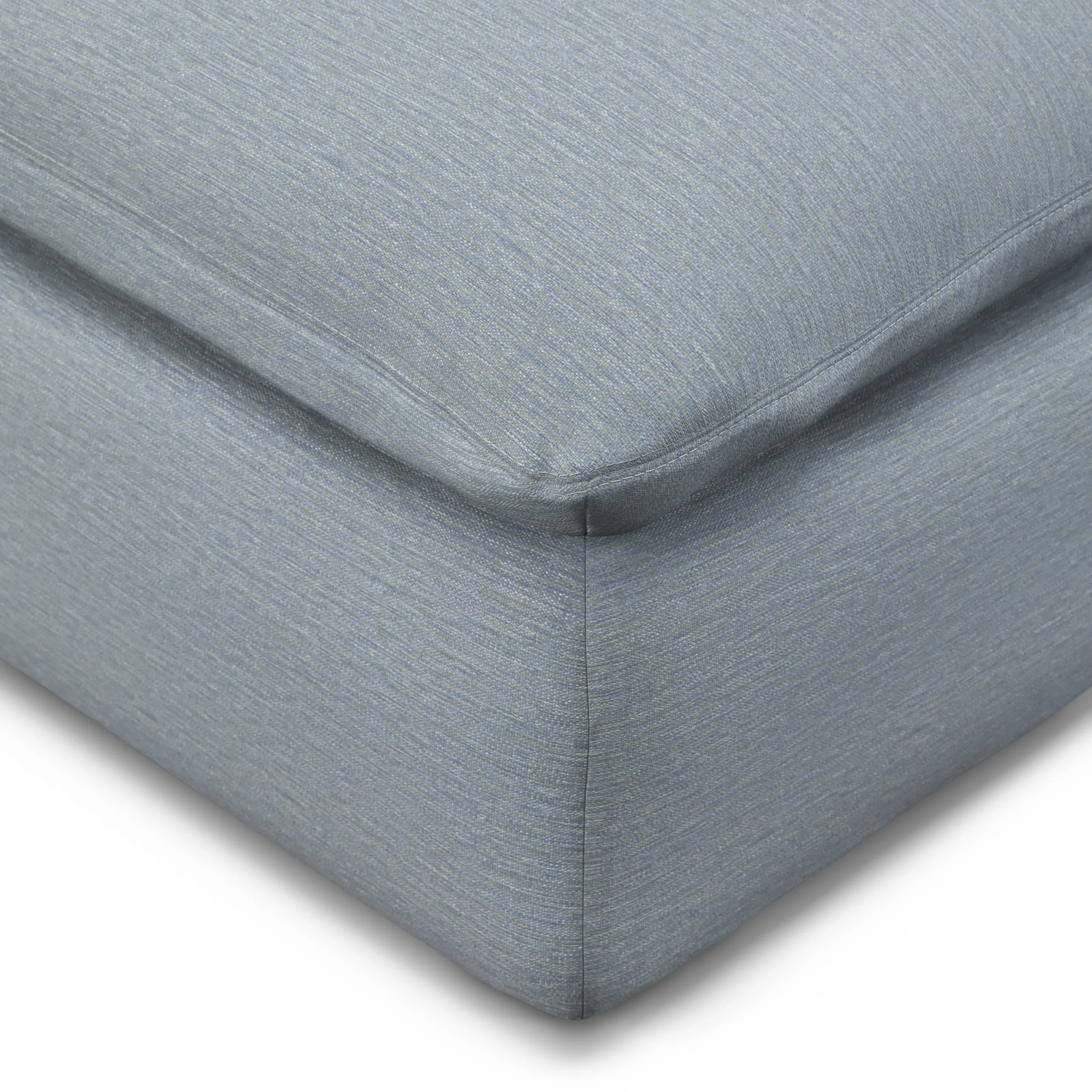 Leigh 41_ Ottoman - Silver Light Blue - Image 6