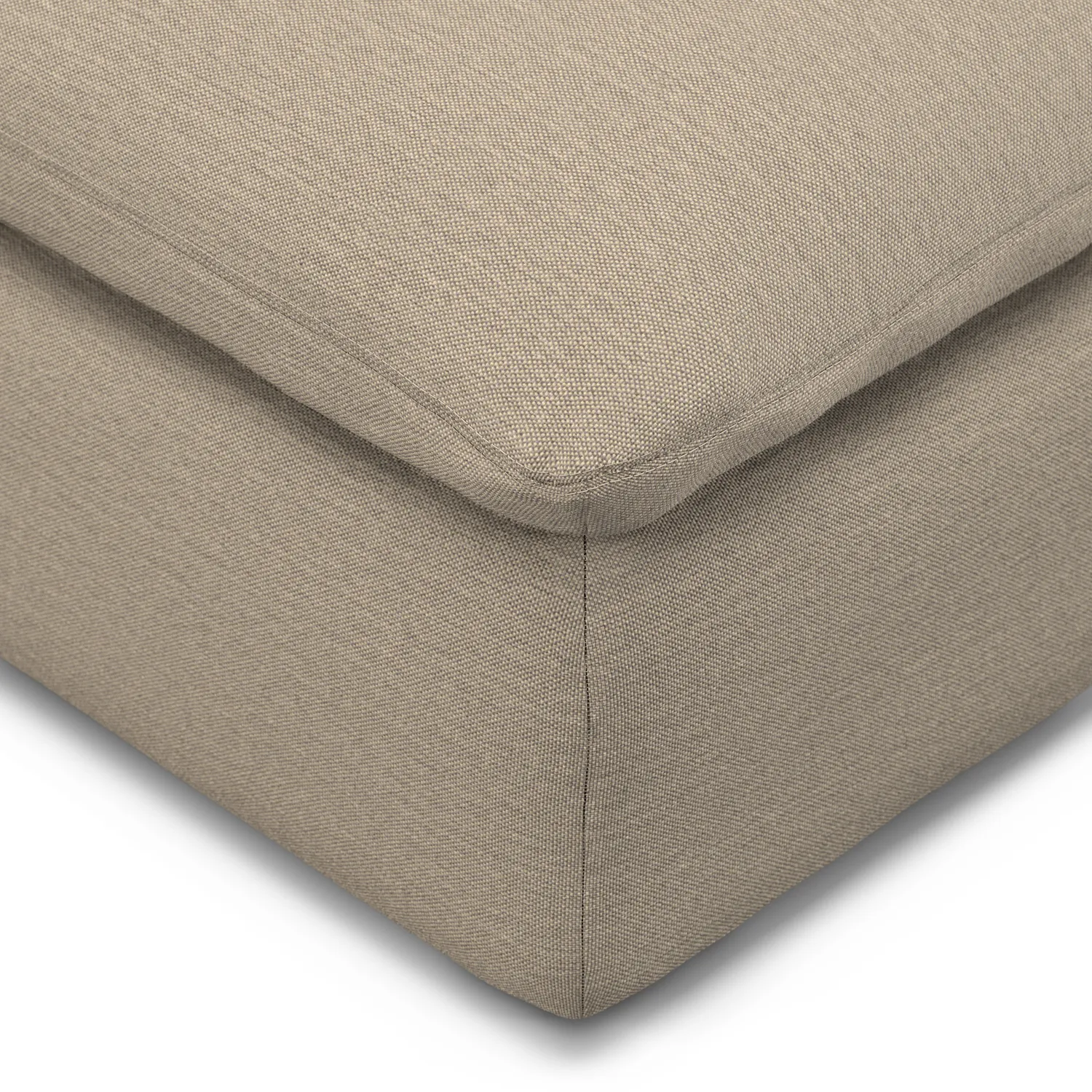 Leigh 41_ Ottoman - Silver Taupe - Image 6