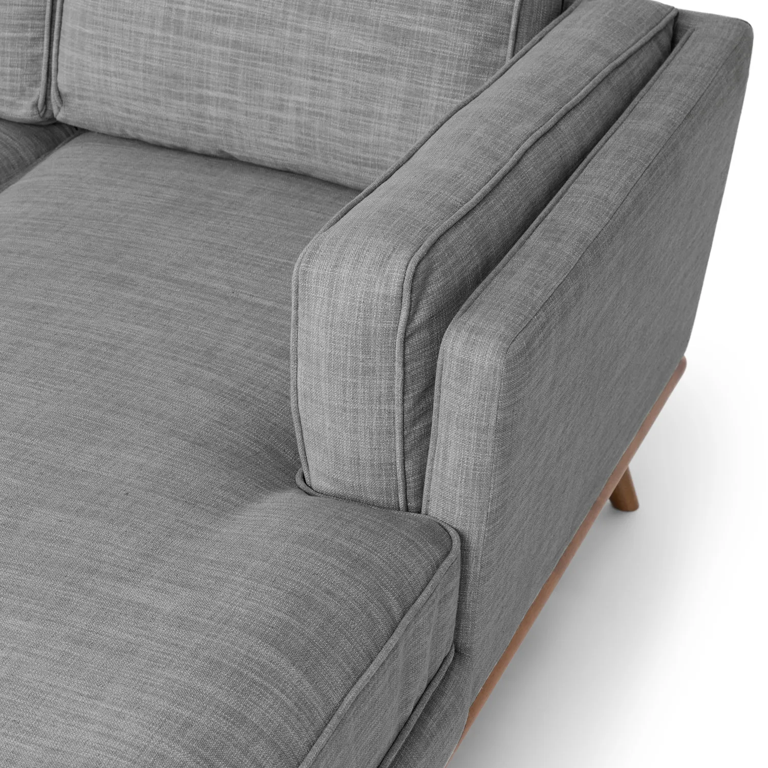 Timber 93_ Right Sectional - Pebble Gray - Image 6