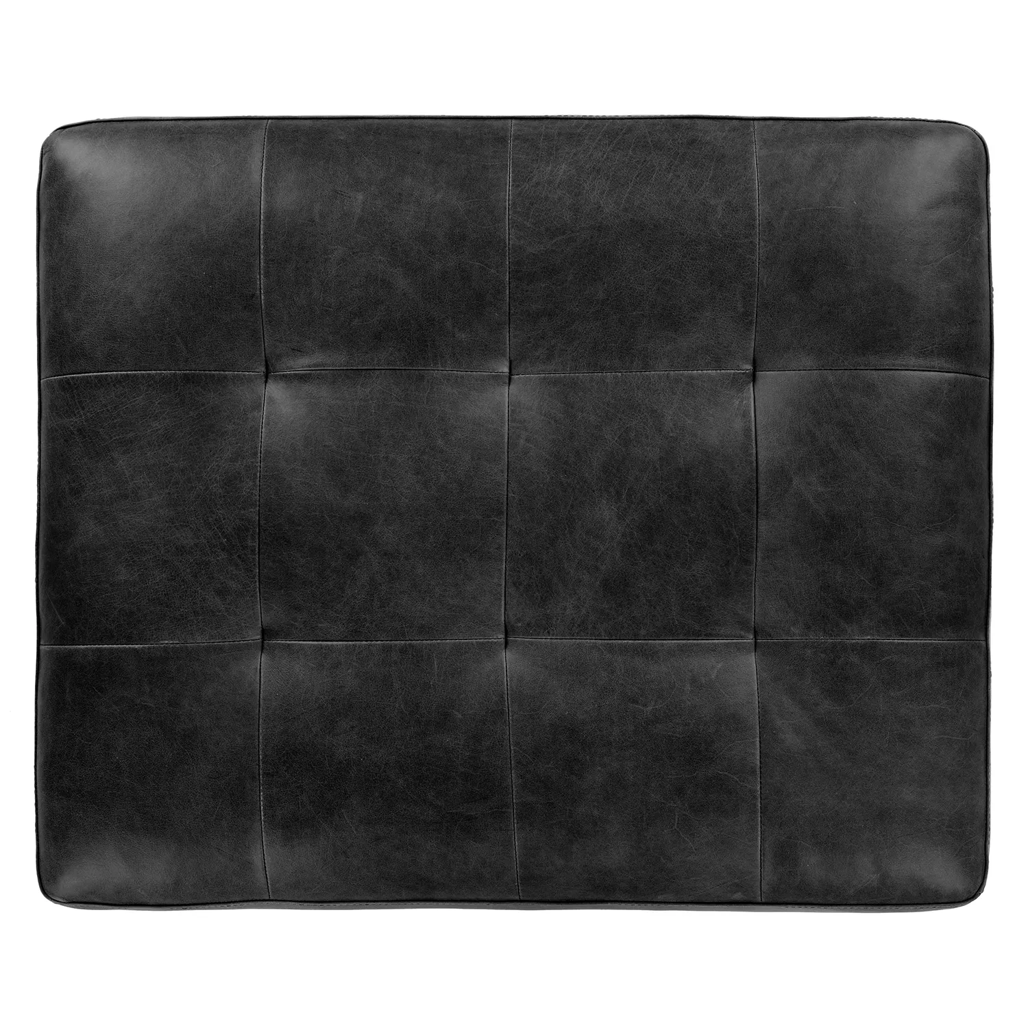 Sven 30_ Leather Ottoman - Oxford Black - Image 9