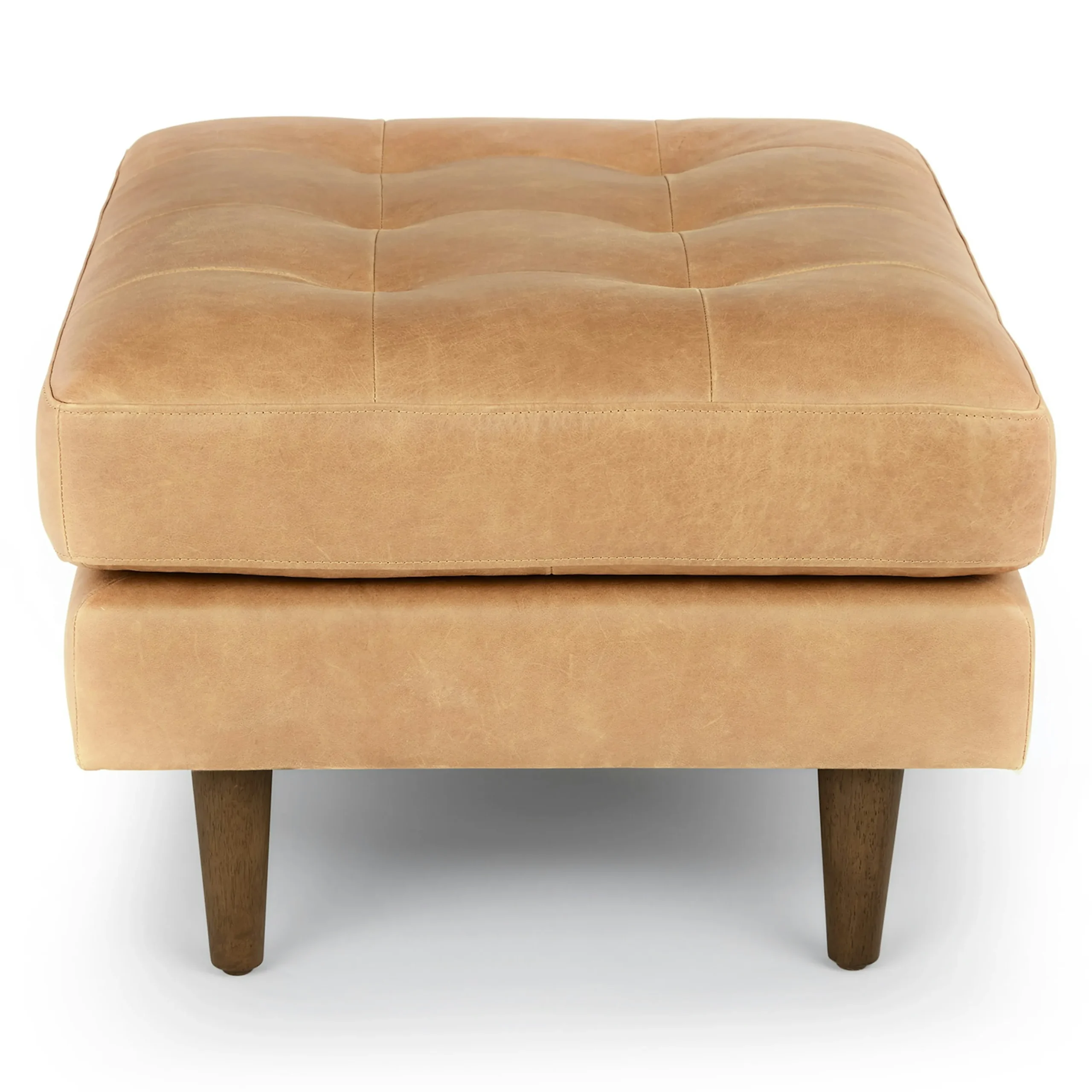 Sven 30_ Leather Ottoman - Charme Tan - Image 9