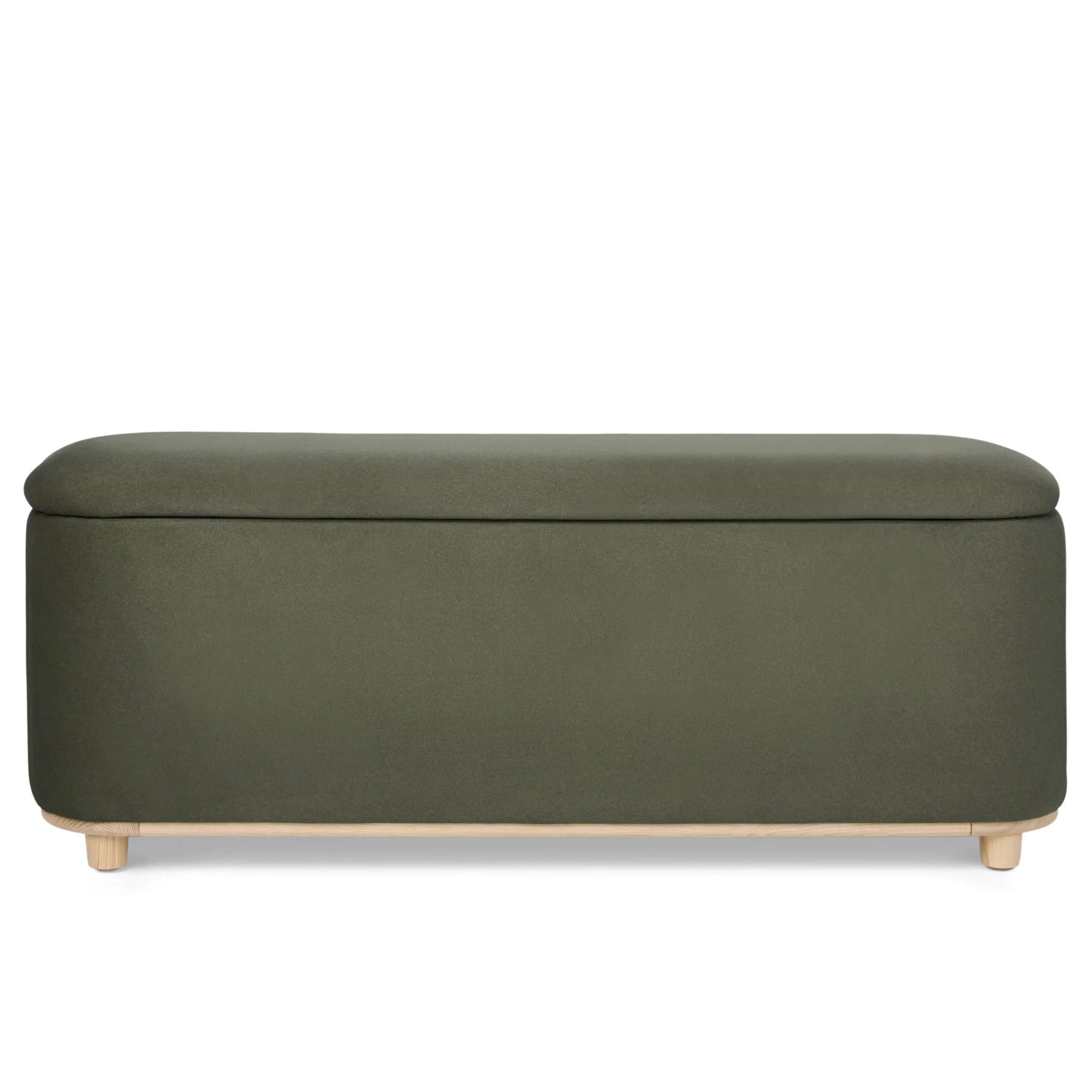 Maribo 48_ Storage Ottoman - Felted Green - Image 6