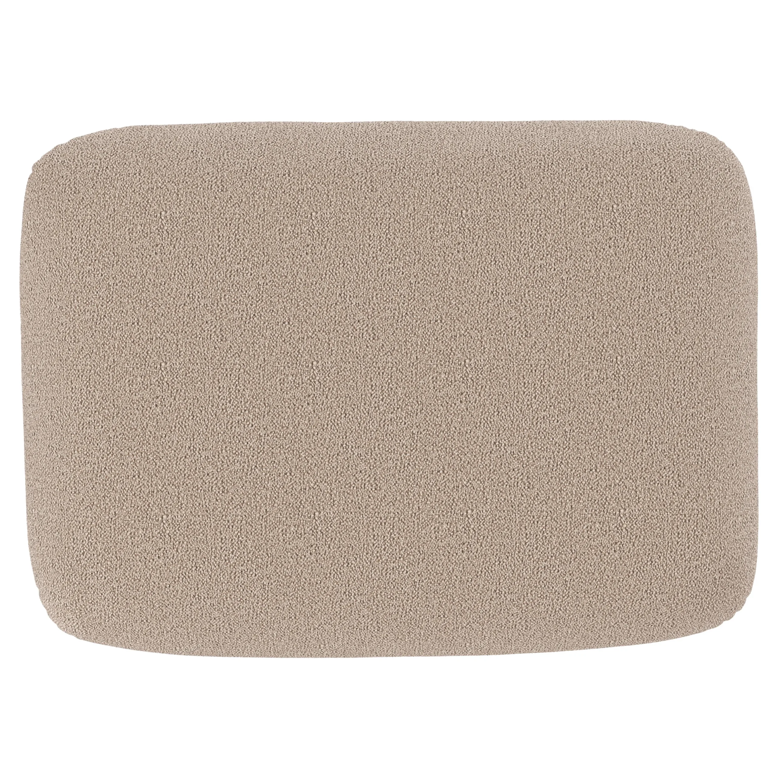Sanders 35.5_ Ottoman - Sandstone Wool Bouclé - Image 6