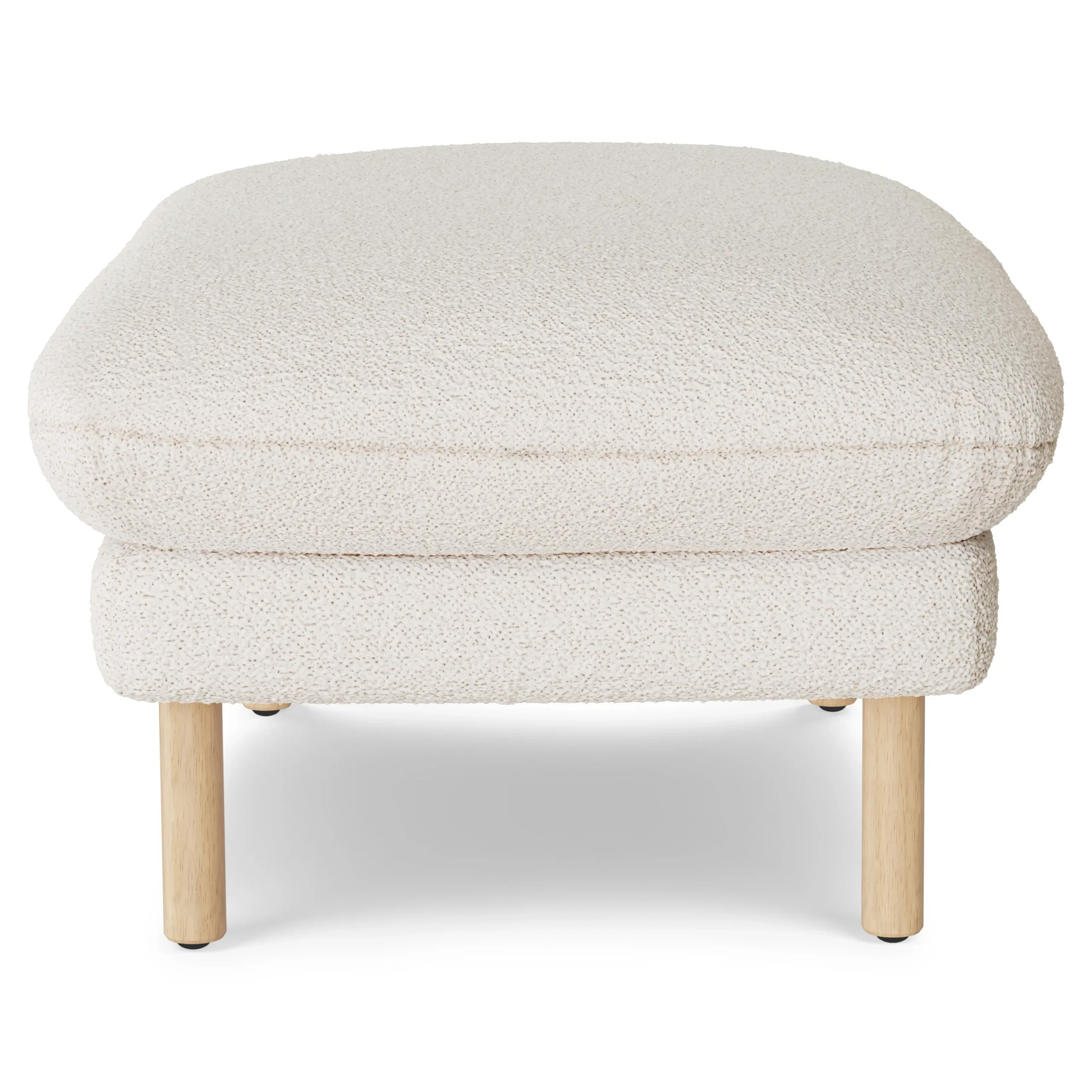 Sanders 35.5_ Ottoman - Ivory Wool Bouclé - Image 7
