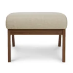 Otio 22_ Ottoman - Walnut and Welsh Taupe