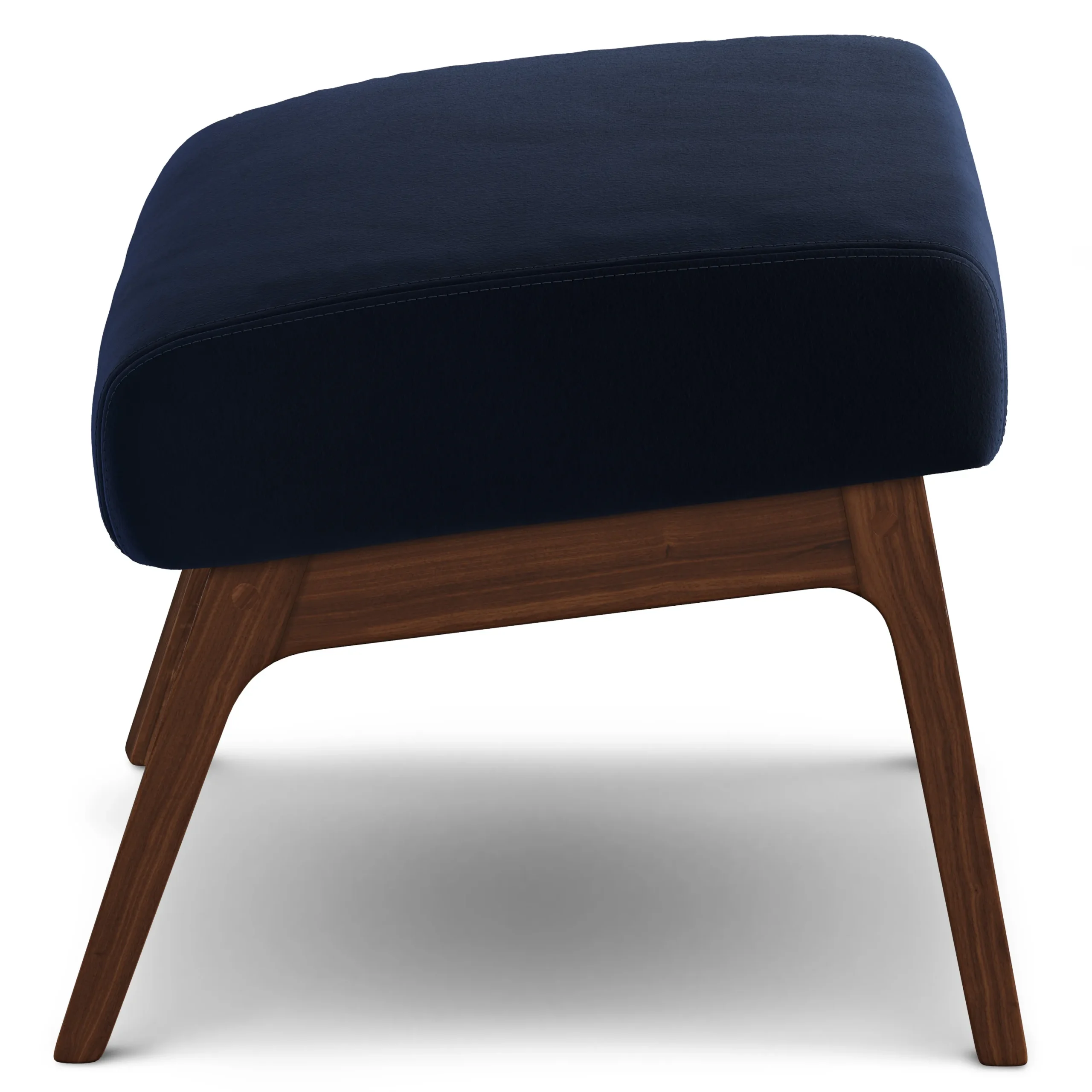 Otio 22_ Velvet Ottoman - Walnut and Hale Ink - Image 6