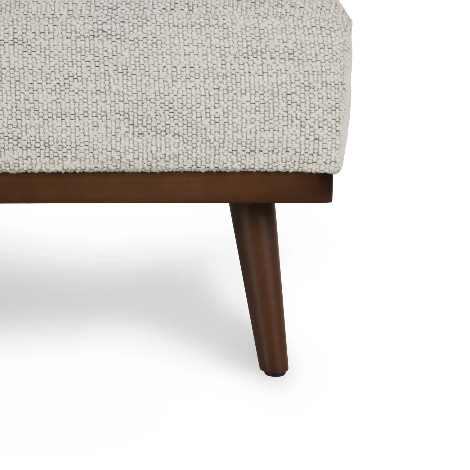 Rhett 38.5_ Ottoman - Pepper Ivory - Image 6