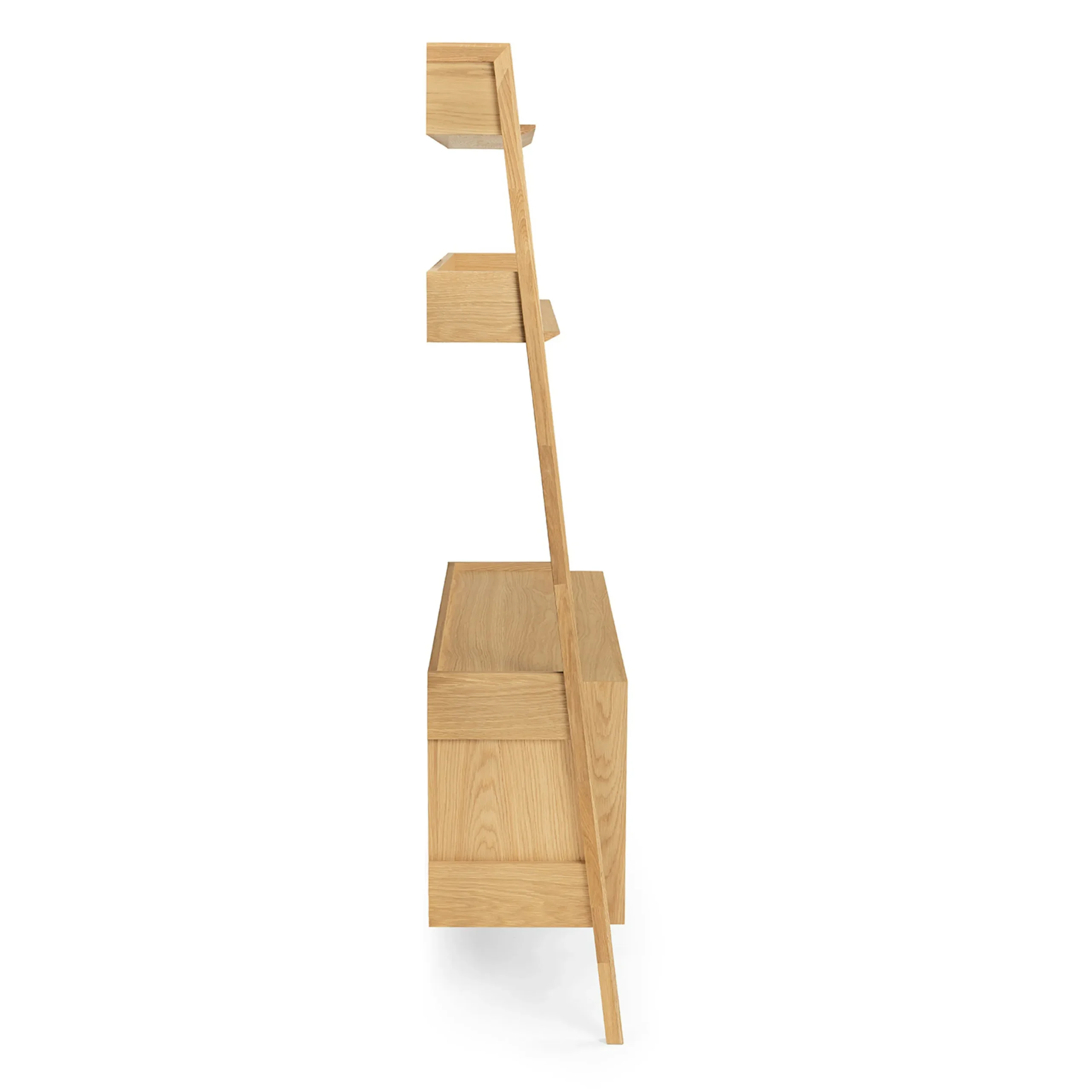 Fantol 51.5_ Shelving Unit with Storage - Natural Oak - Image 6