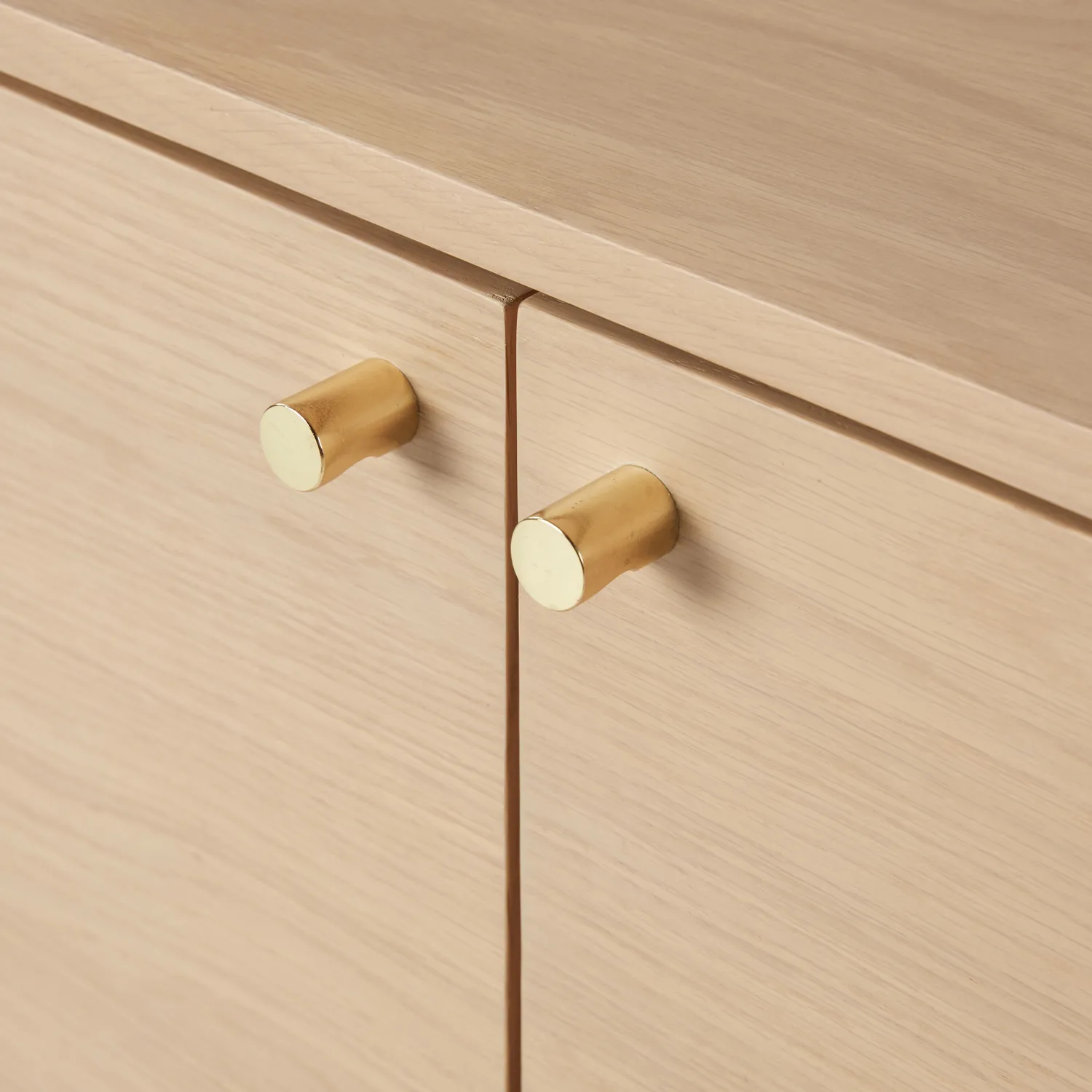 Krossa 31.5_ Shelving Unit with Storage - White Oak - Image 4