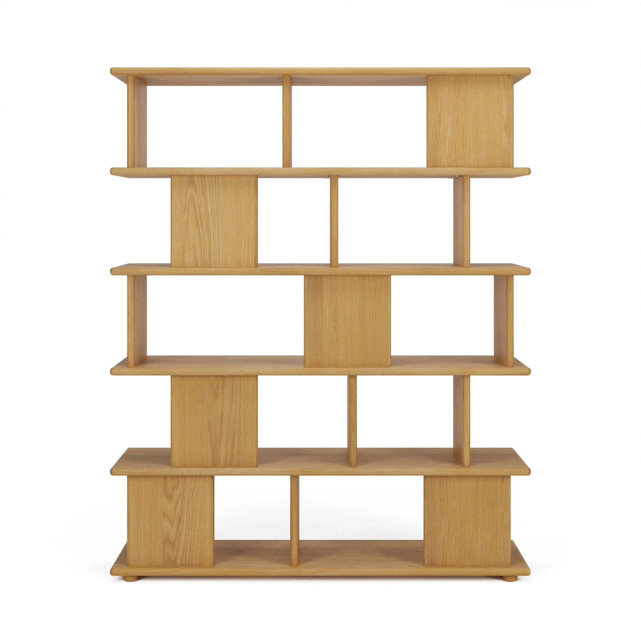 Lafora 53_ Bookcase, Tall - Natural Oak - Image 6