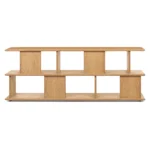 Lafora 72_ Bookcase, Short - Natural Oak