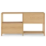 Mysen 64_ Shelving Unit, Short - Natural Oak