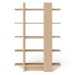 Torme 48_ Bookcase, Tall - White Oak