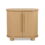 Jens 38_ Bar Cabinet - White Oak