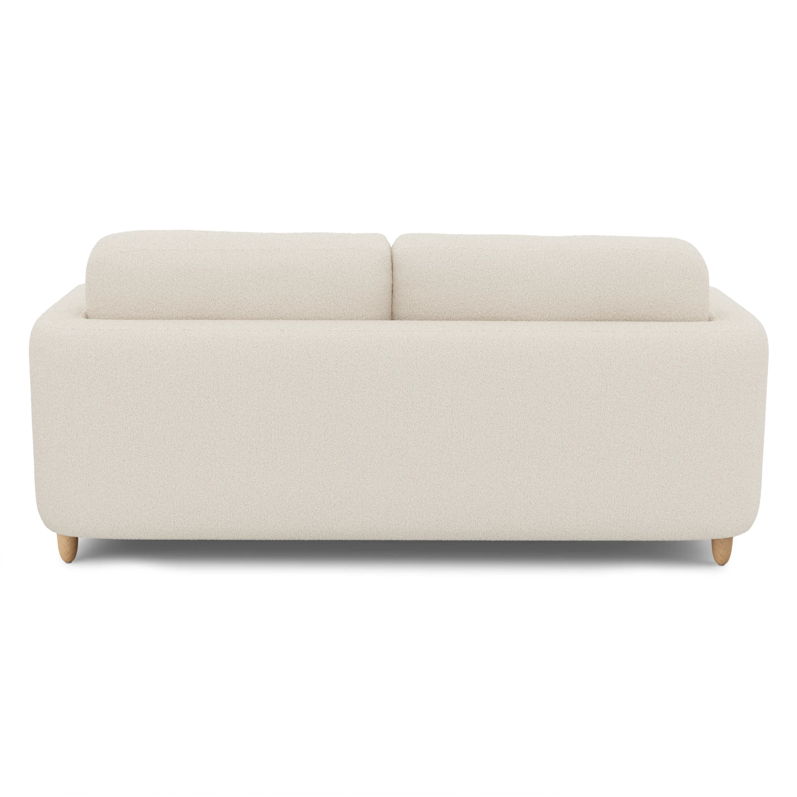 Vati 80_ Right Storage Sectional - Natural Oak and Ivory Wool Bouclé - Image 9