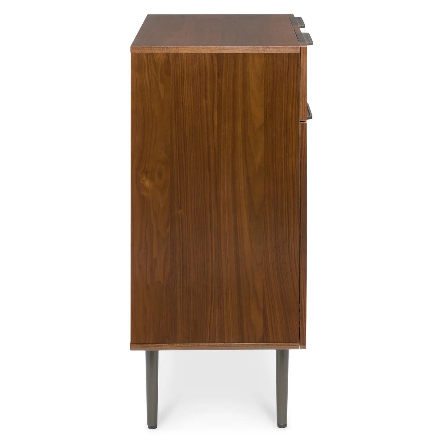 Mysen 35.5_ Glass Cabinet - Walnut - Image 6