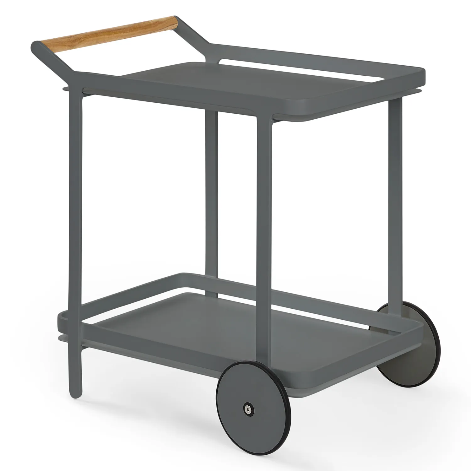 Boden Outdoor Bar Cart - Dark Gray - Image 7