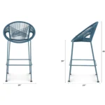 Kasiko Outdoor Bar Stool - Storm Blue