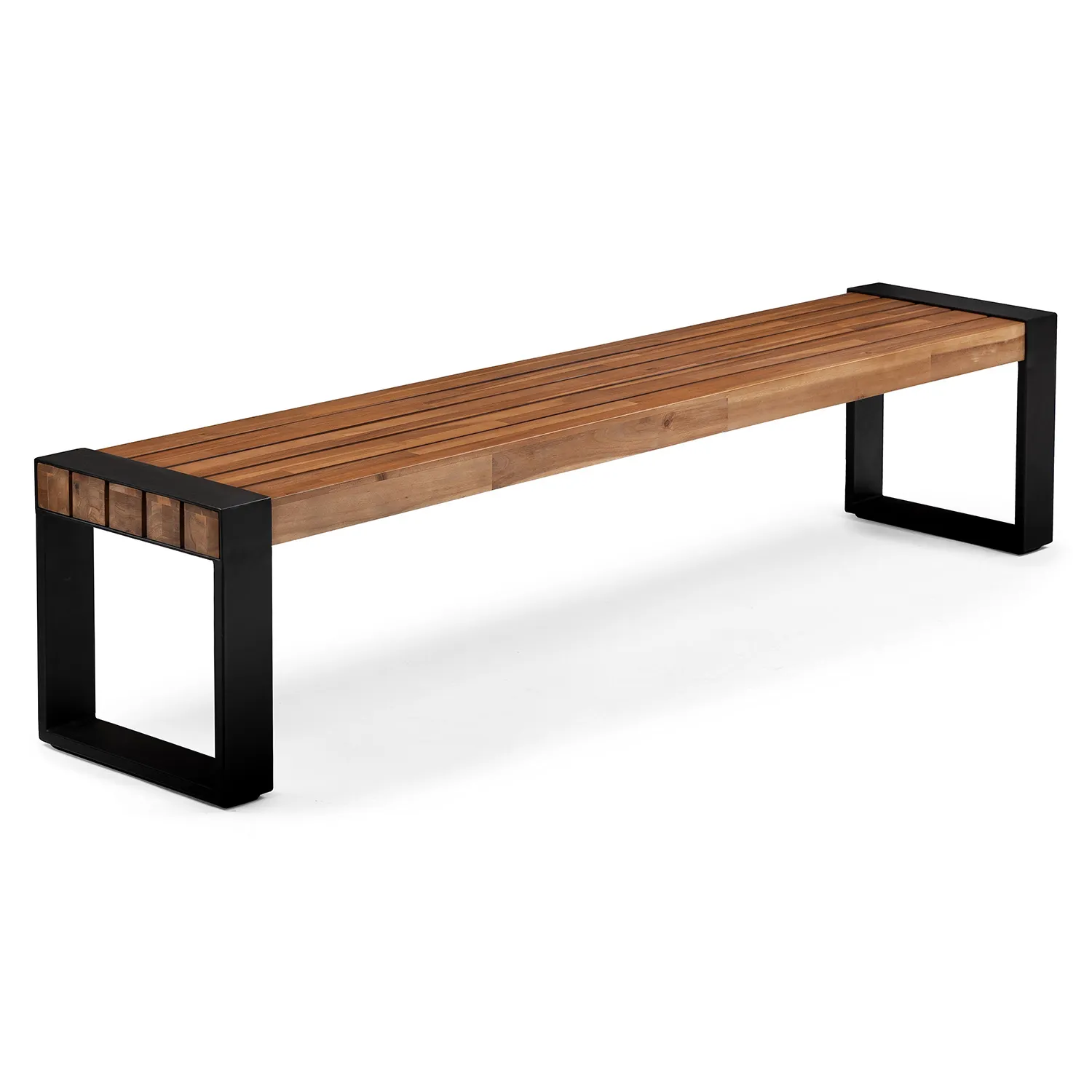 Lubek 84.5_ Outdoor Bench - Tuscan Brown - Image 6