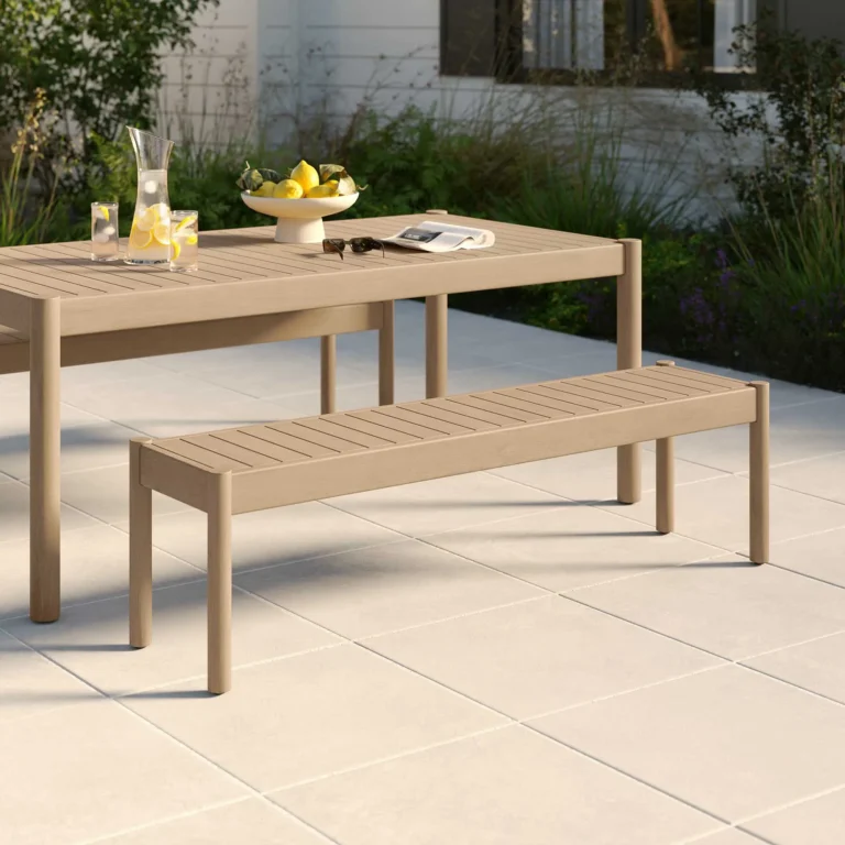 Rosa 65_ Outdoor Bench - Eucalyptus