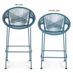 Kasiko Outdoor Counter Stool - Storm Blue