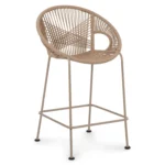Kasiko Outdoor Counter Stool - White Pepper