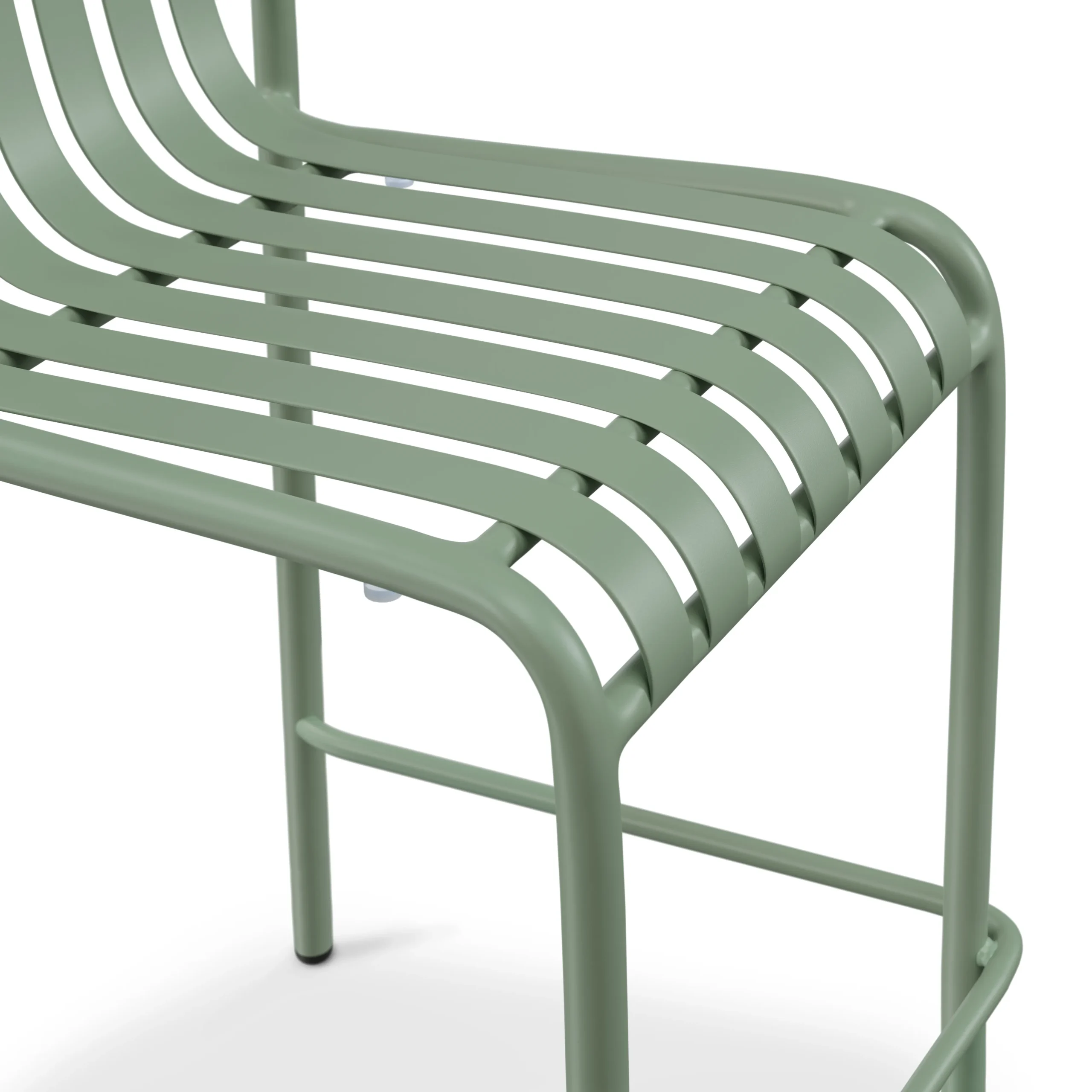 Sarek Outdoor Stackable Counter Stool - Khaki Green - Image 7