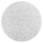 Solina Outdoor Stool - White Terrazzo