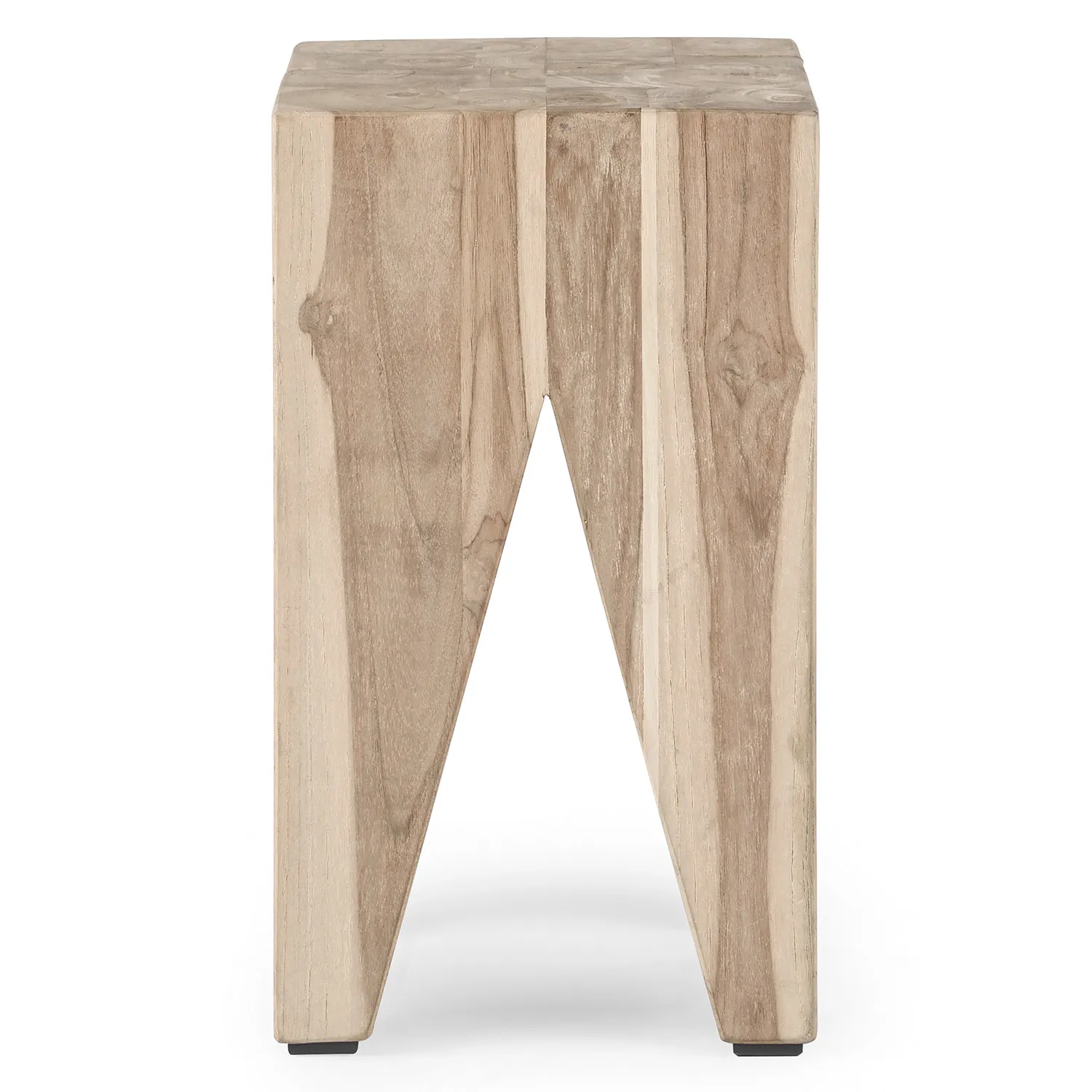 Tana Outdoor Stool - Natural Teak - Image 6