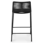 Zina Outdoor Counter Stool - Ember Black