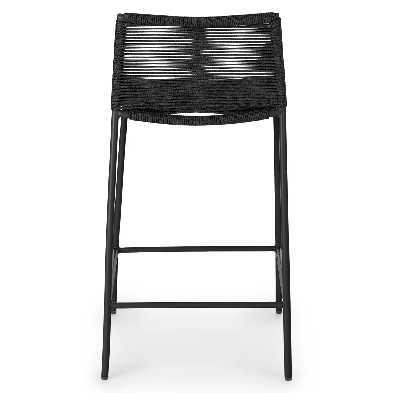 Zina Outdoor Counter Stool - Ember Black - Image 7