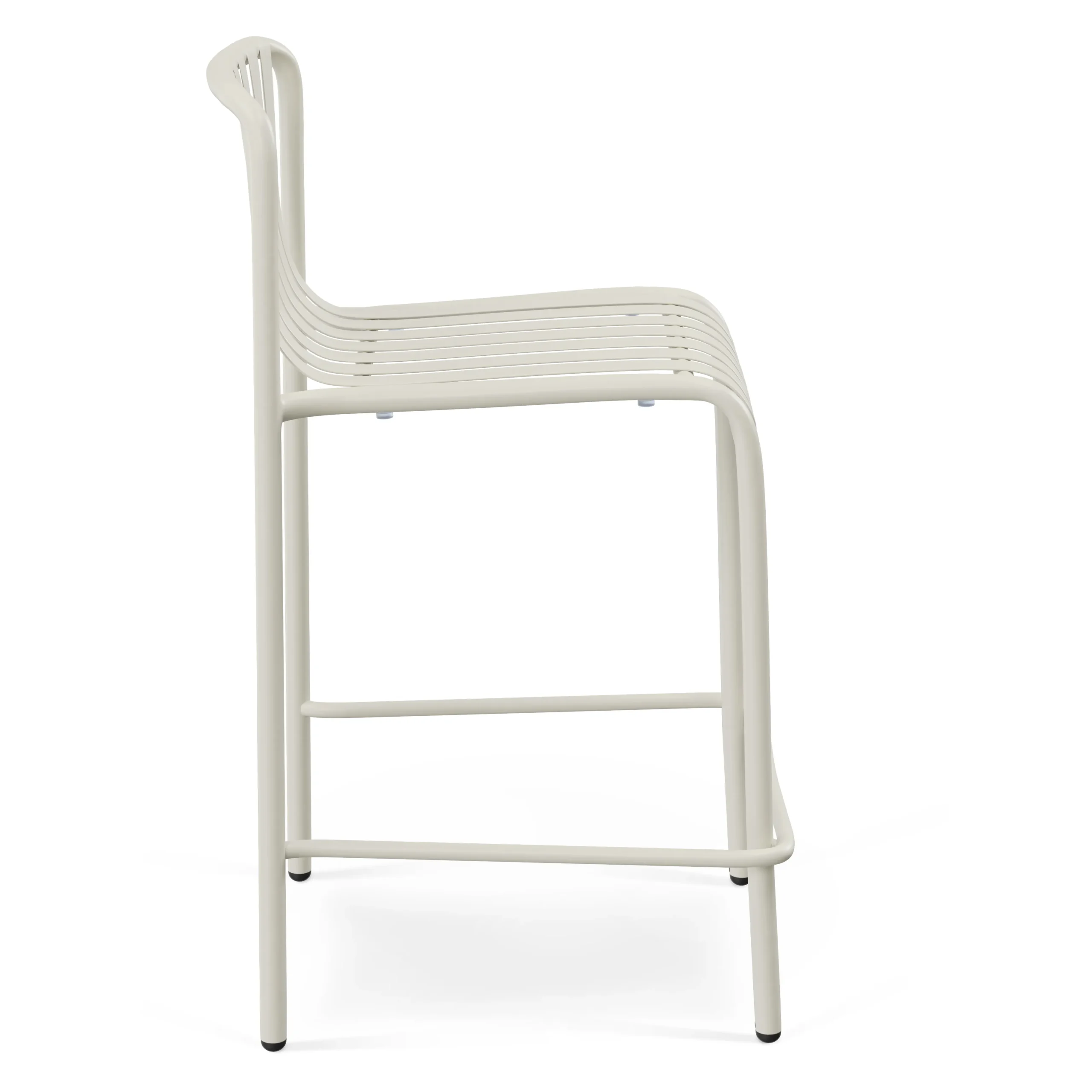 Sarek Outdoor Stackable Counter Stool - Taupe - Image 5