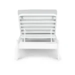 Eleya 78_ Outdoor Chaise Lounge - Cera Gray