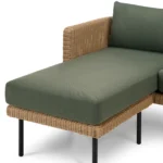 Aby 88_ Outdoor Reversible Sectional - Dravite Green