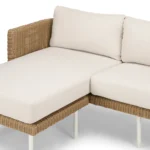 Aby 88_ Outdoor Reversible Sectional - Dravite Ivory
