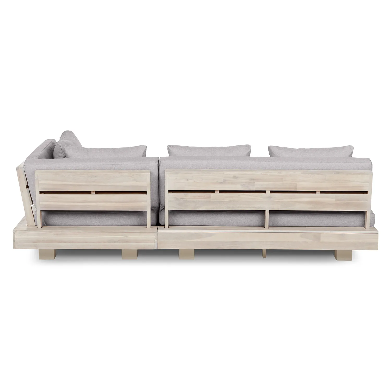 Lubek 82.5_ Outdoor Low Right Sectional - Beach Sand - Image 3