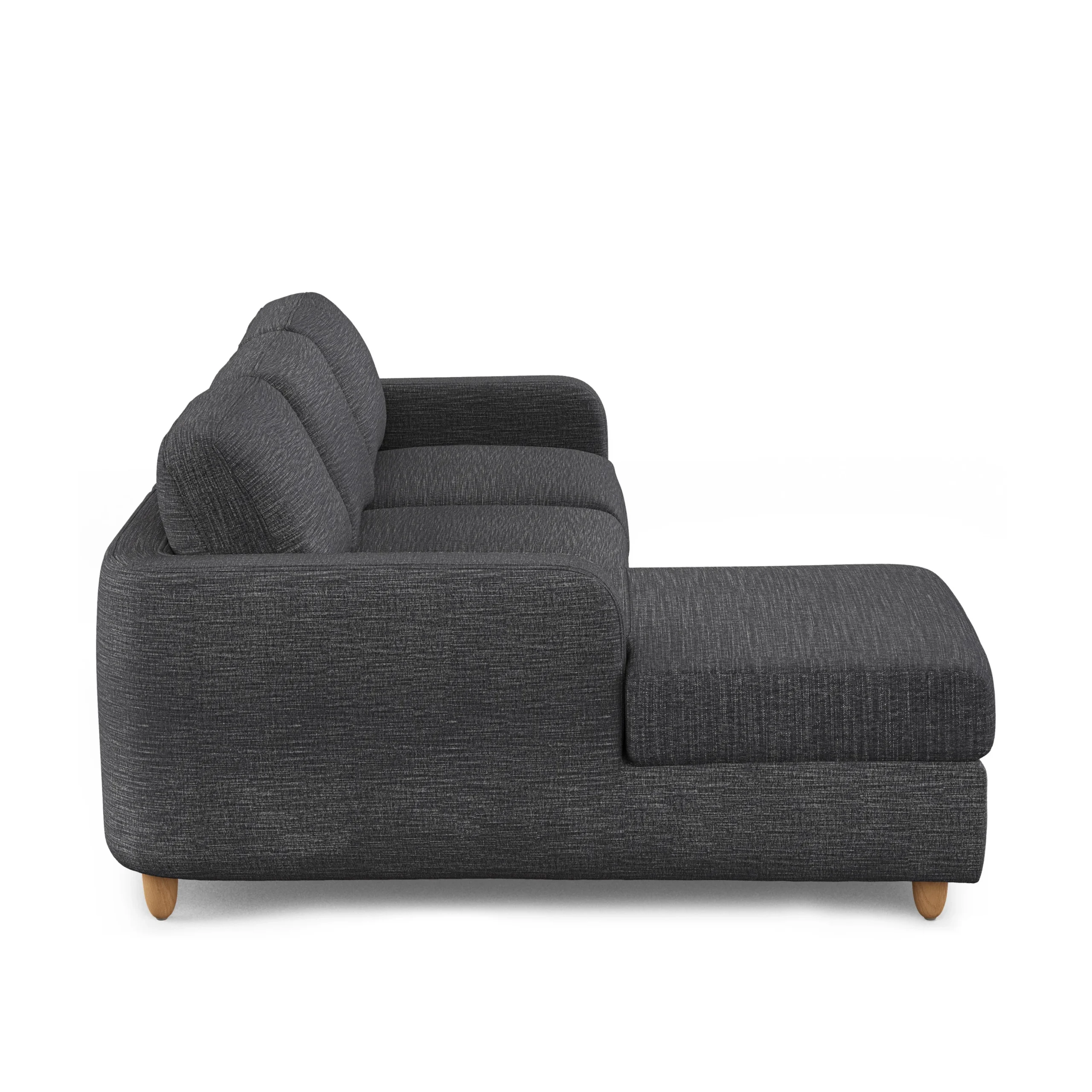 Vati 90.5_ Left Storage Sectional - Natural Oak and Napa Charcoal - Image 7