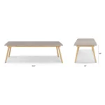 Atra 94.5_ Outdoor Dining Table - Concrete