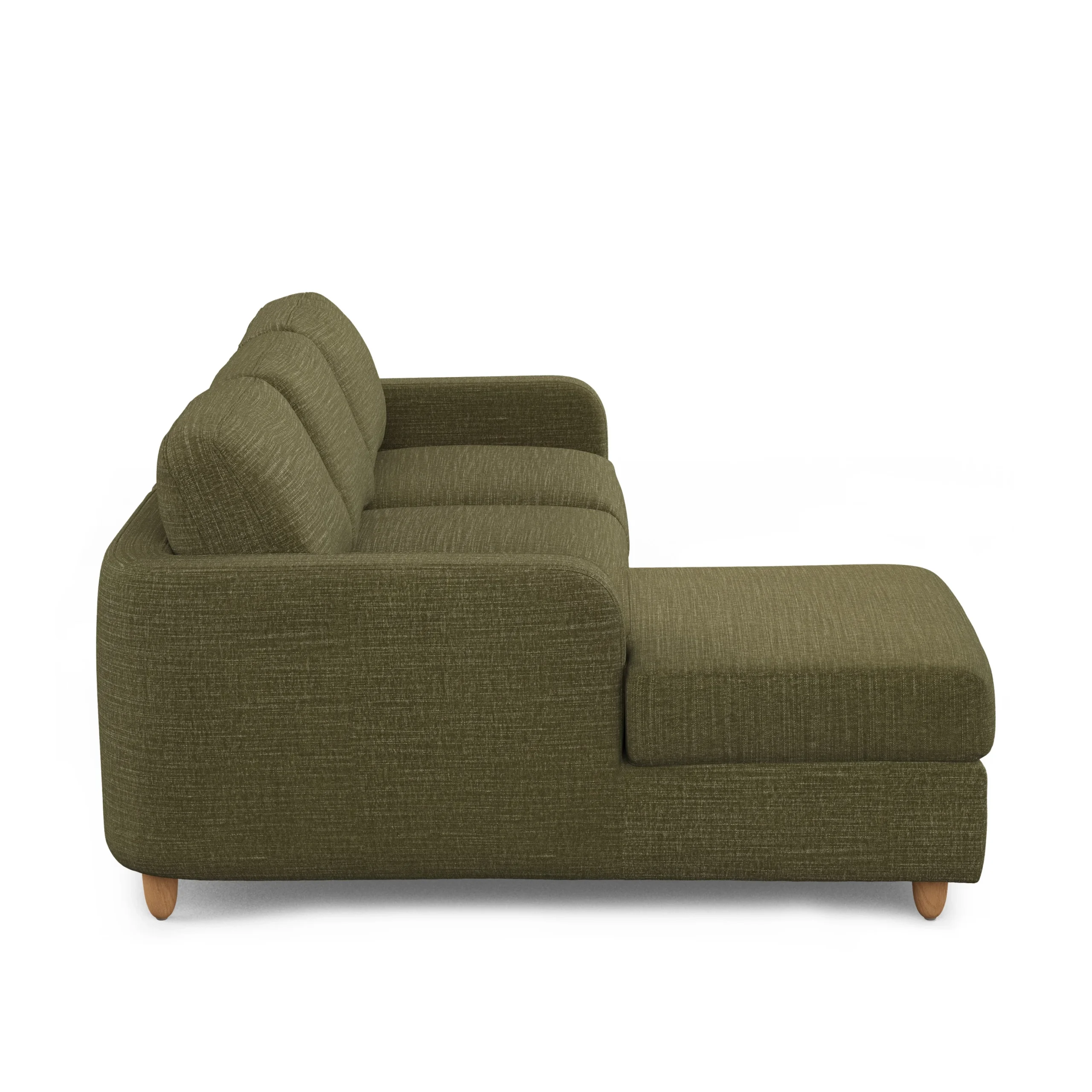 Vati 90.5_ Left Storage Sectional - Natural Oak and Napa Moss - Image 6