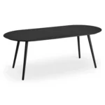 Ballo 78.5_ Outdoor Dining Table - Black