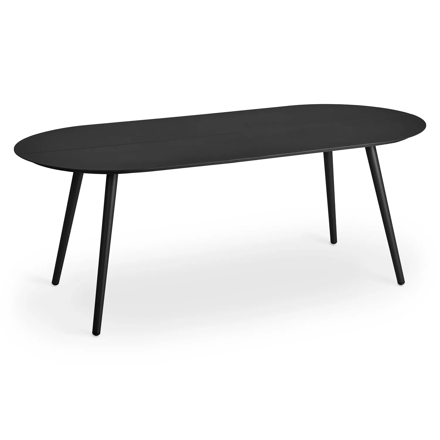 Ballo 78.5_ Outdoor Dining Table - Black - Image 3
