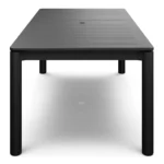 Fisk 75.5_ - 96_ Outdoor Extendable Dining Table - Black