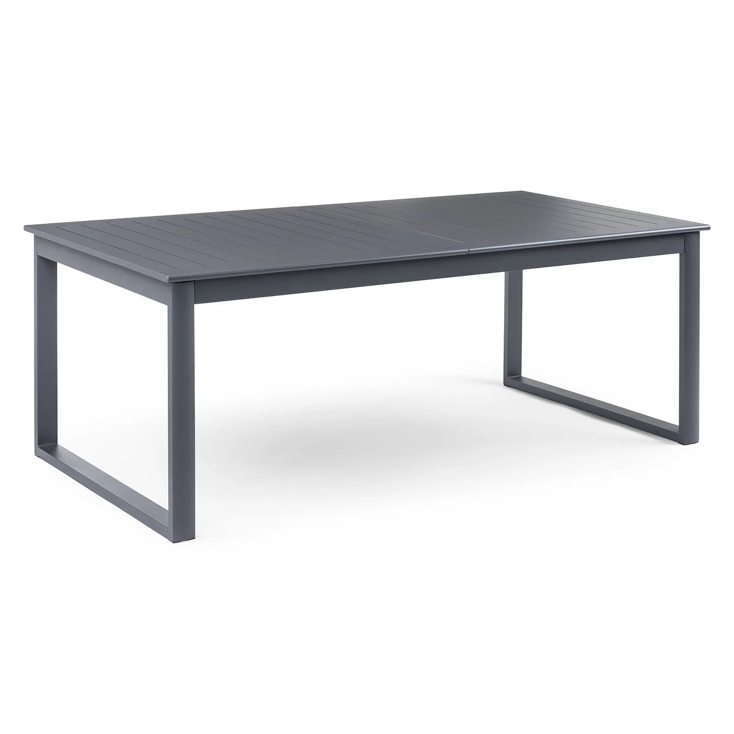 Ofer 80.25_ - 104.75_ Outdoor Extendable Dining Table - Dark Gray - Image 10