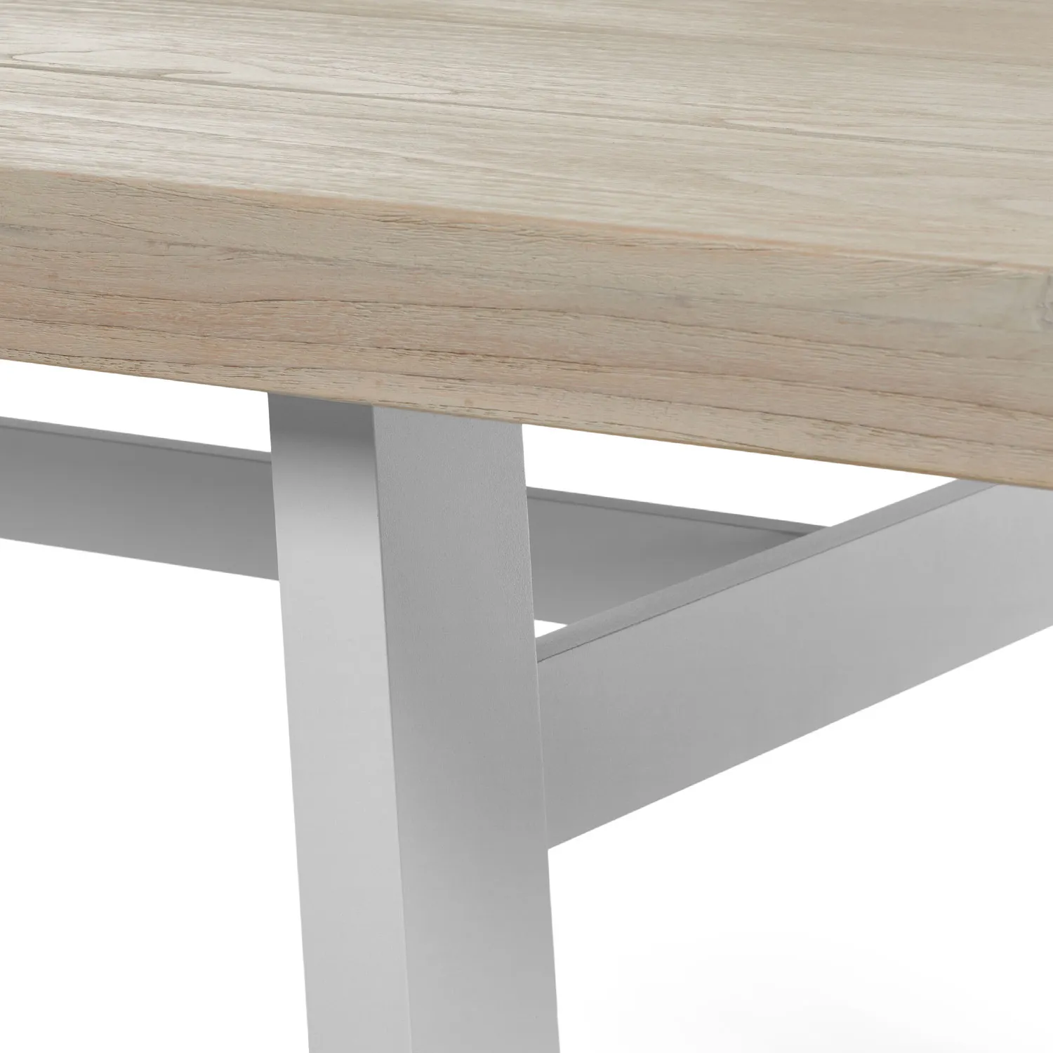 Sardis 77_ Outdoor Dining Table - Driftwood Gray - Image 7